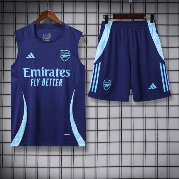 Arsenal Blue sleeveless training set