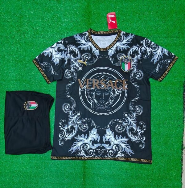 ITALY X BLACK VERSACE EDITION JERSEY AND SHORTS