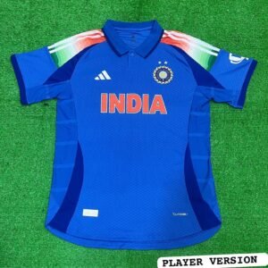 INDIA ODI 2024 CHAMPIONS TROPHY CRICKET JERSEY PLAYER VERSION