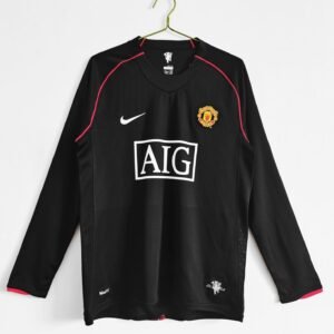 Retro Manchester Utd Away 2007/08 Full Sleeve