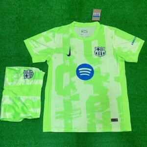 FC BARCELONA THIRD KIT JERSEY AND SHORTS