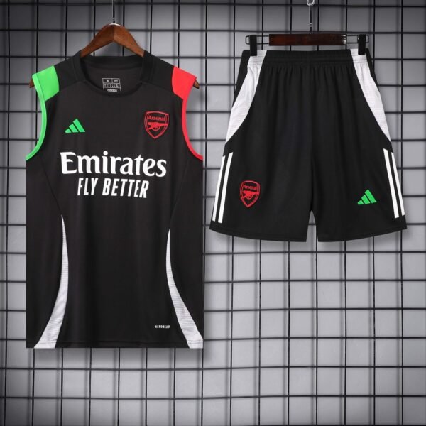 Arsenal Black Sleeveless training set