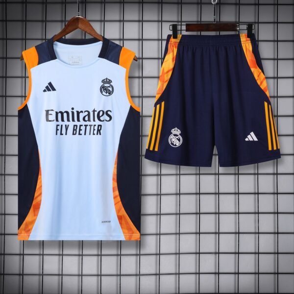 Real Madrid Orange Sleeveless training set