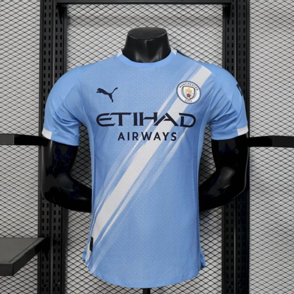 Manchester City Home 25/26 Player Version Football Jersey