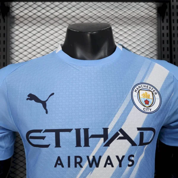 Manchester City Home 25/26 Player Version Football Jersey - Image 3