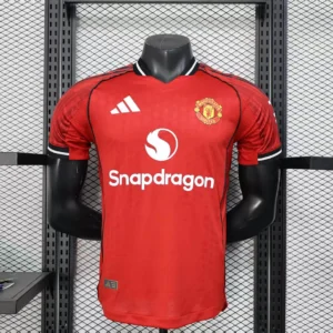 Manchester United Home 25/26 Player Version Football Jersey