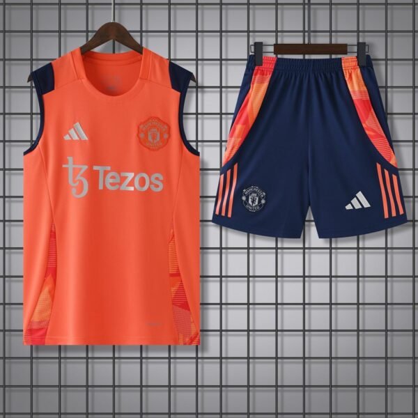 Man Utd Orange sleeveless training set