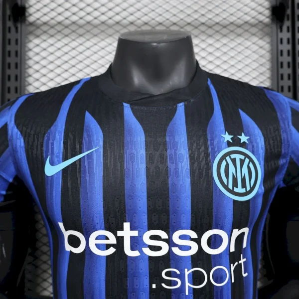 Inter Milan Home 25/26 Player Version Football Jersey - Image 3
