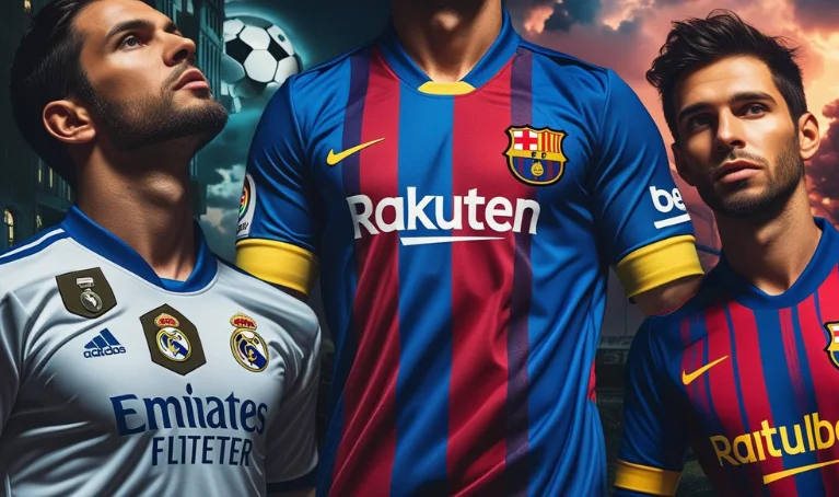Top 10 Best Kits in El Clásico Matches - Barcelona vs Madrid