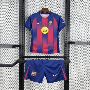 Barcelona Home Set 25/26 Jersey and Shorts